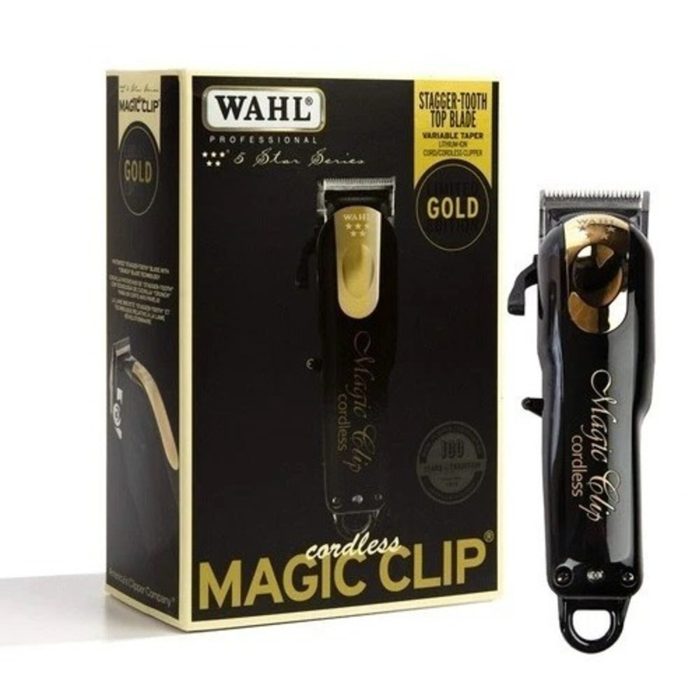 NEW WAHL 5-Star Cordless Magic Clip #8148 Limited Gold Edition– Pro Hair Clipper
